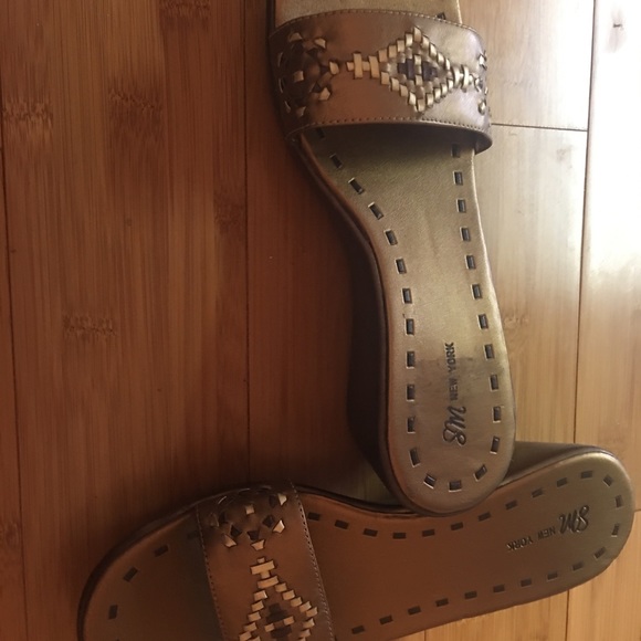 S M New York Steve Madden Wedge Mule Sandals - Picture 3 of 8